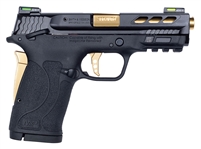Smith & Wesson M&P Shield EZ 380, Performance Center Gold Accents