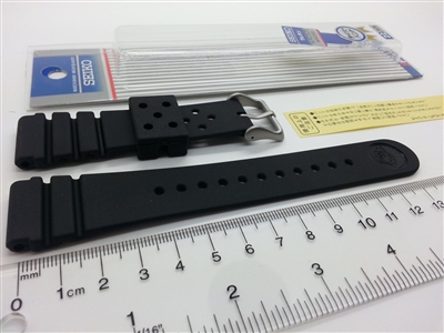 22mm SEIKO genuine rubber dive strap DAL1BP JDM