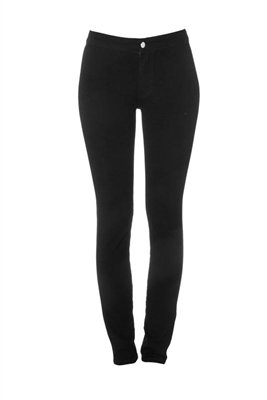 Cotton Twill Legging Jean | Black