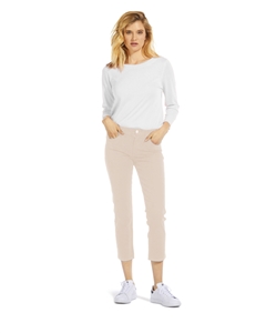 'Chelsea' Cropped Skinny Jeans | Sand