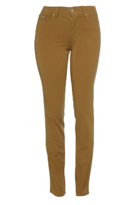 Cotton Twill Stretch Slim-Fit Jeans | Hazelnut