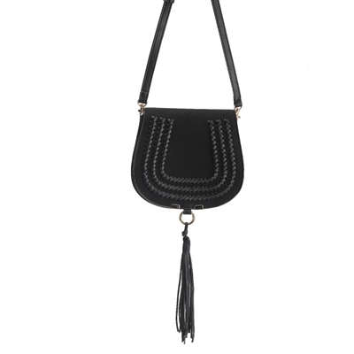 Stitched Crossbody w/ Tassel