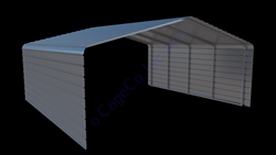 21'W x 20'D x 7'H- 2 Sided Carport