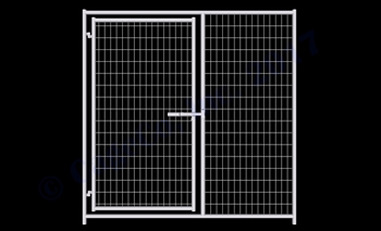 Cactus Dog Kennel Gate Panel 6'W x 6'H