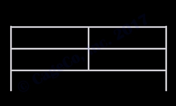 Horse Corral Panel 3 Rail