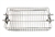 OneGrill Chrome Steel Universal Grill Rotisserie Spit Rod Flat Basket (Fits: 5/16" Square, 3/8" Square, & 1/2" Hexagon Spit Rods)