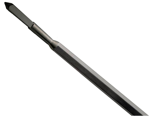 OneGrill 45" X 5/8" Hexagon Stainless Steel Grill Rotisserie Spit Rod With 5/16" Square Drive