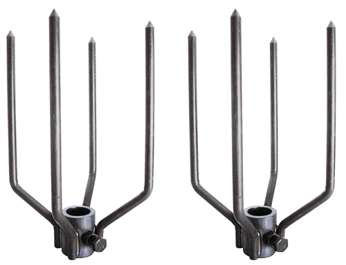 Large Animal Forks - Fit Hex 3/4" Rod-Stainless