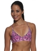 DIAMANTE BRA PRINTS - Pink Serpent - Small