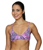 DIAMANTE BRA PRINTS - Pink Wave - Small