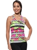 BAHIA TANK PRINTS - Pink Polka Dots - Medium