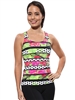 LIBERDADE TANK PRINTS - Pink Polka Dots - Medium