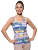 LIBERDADE TANK PRINTS - Blue Polka Dots - Large