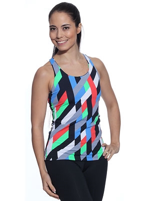 LIBERDADE TANK PRINTS - Ribbons - Medium