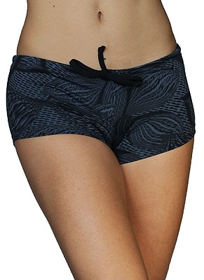 BLUMENAU SHORT PRINTS - Gray Oleander - X-Small