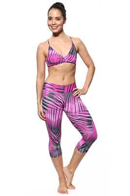 XIQUE XIQUE CAPRI PRINTS - Pink Plume - Medium