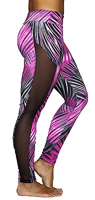 CURITIBA PANT PRINTS - Pink Plume - X-Small