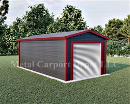 Metal Buildings Boxed Eave Style 12' x 26' x 8'