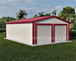 Metal Buildings Boxed Eave Style 20' x 31' x 8'