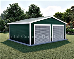 Metal Buildings Boxed Eave Style 24' x 21' x 8'