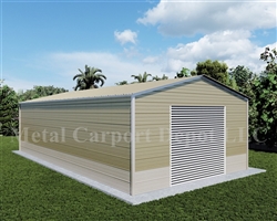 Metal Buildings Boxed Eave Style 18' x 36' x 8'