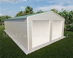 Metal Buildings Boxed Eave Style 20' x 41' x 8'