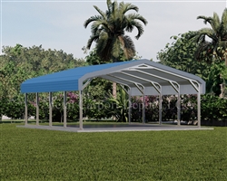 18' x 21' Regular Style Metal Carport