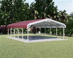 18' x 26' Regular Style Metal Carport