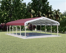 18' x 26' Regular Style Metal Carport