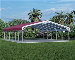 24' x 31' Regular Style Metal Carport