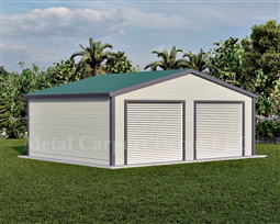 26'x21'x10' Boxed Eave Metal Building