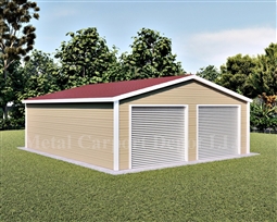 26'x31'x10' Boxed Eave Metal Building