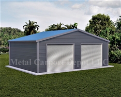 28'x21'x10' Boxed Eave Metal Building