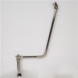 Polished Nickel Victorian Drain with Stopper