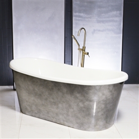 LUXWIDE Calypso ACHSK69 67in White Skirted Tub