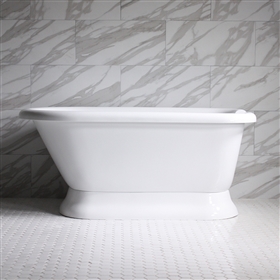 56" Hotel Collection Pedestal Tub with Base - Superior Acrylic Bathtub | Baths Of Distinction