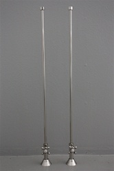 SL01VLVPN Nickel Supply Lines for Bathtubs