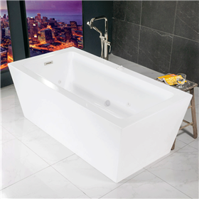 SanSiro 59inx34in End Drain Hydro Spa Bathtub