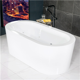 SanSiro Augusta 59in Center Drain Hydro Spa Tub