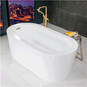 SanSiro Augusta67 Freestanding 67 inch wide rim air jetted tub