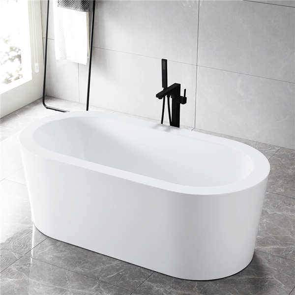 SanSiro Augusta59C 59in Freestanding Oval Tub