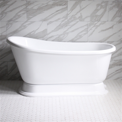 VTASW62 62in Hot Air Massage Swedish Slipper Tub