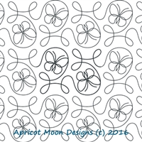 Digital Quilting Design Ginger Flight by Apricot Moon.