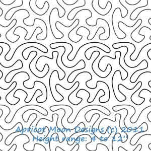 Digital Quilting Design Kokopelli's Stipple by Apricot Moon.