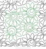 Digital Quilting Design Friendship Flowers by Crystal Smythe.