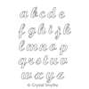 Digital Quilting Design Script Alphabet LC by Crystal Smythe.