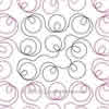 Digital Quilting Design Circled Loops by Cyndi Herrmann.