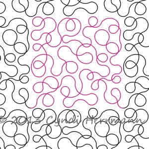 Digital Quilting Design Cyndi's Loop de Loop by Cyndi Herrmann.