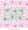 Digital Quilting Design Snowflake Swirl in by Cyndi Herrmann.