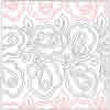 Digital Quilting Design Coming Up Roses by Celine Spader.